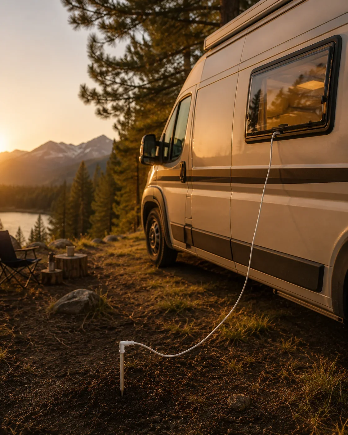 Portable Grounding Mattress Pad for Camping & RV — with Earthing Rod - Image 9