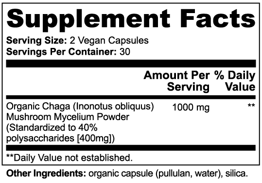 Chaga Mushroom (Capsules) - Image 5