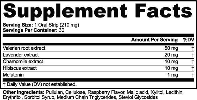 Wind Down Strips — Valerian, Melatonin & Herbs - Image 6